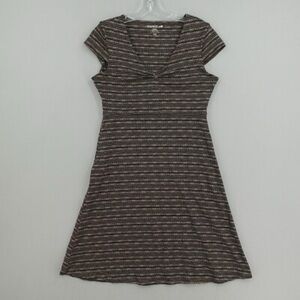 Toad&Co Rosemarie Black and Beige Dress